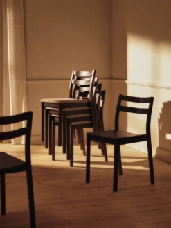 Boda Dining Chair - Upholstered Seat - Soft Bouclé