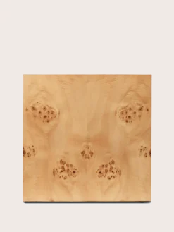 Burl Cube Side Table