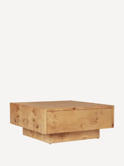Burl Storage Coffee Table
