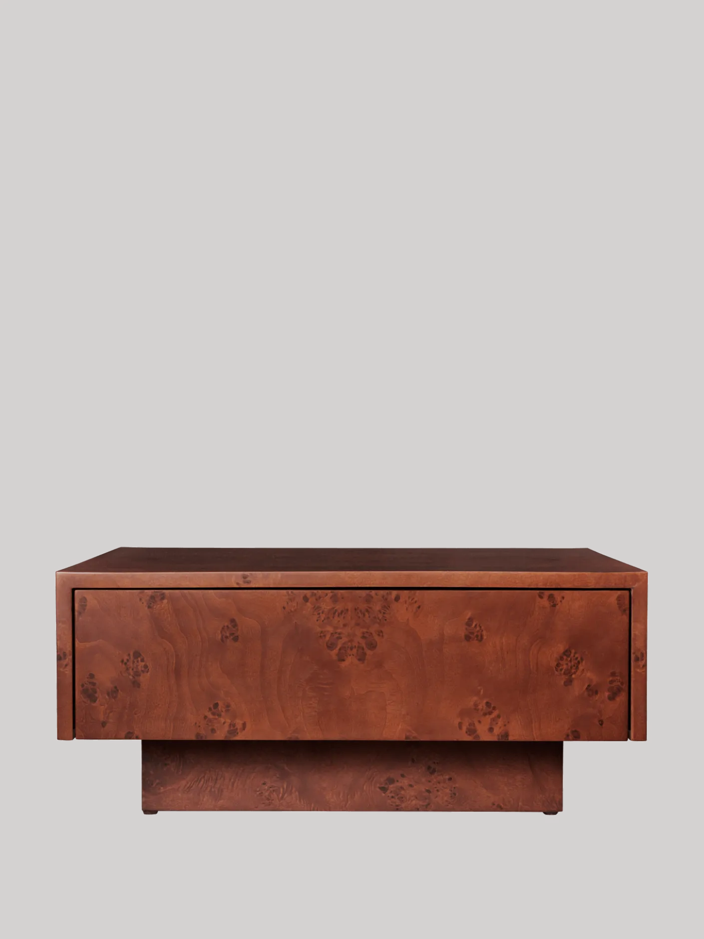 Burl Storage Coffee Table