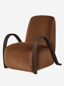 Buur Lounge Chair - Devoré Velvet