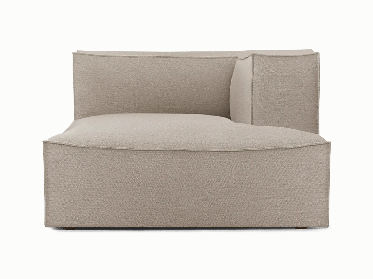 Catena Sofa Chaise Longue Right L601 - Cotton Linen