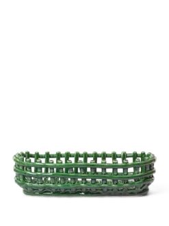Ceramic Basket - Oval