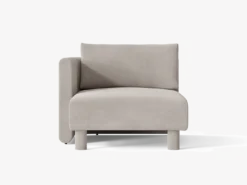 Dase Sofa Chaise Longue Left - Cotton Linen