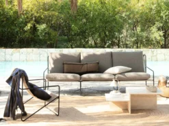 Desert 3-seater - Black - Dolce