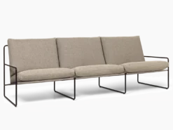 Desert 3-seater - Black - Dolce