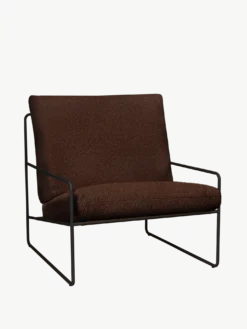 Desert 1-seater - Black - Pure Bouclé