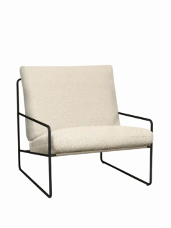 Desert 1-seater - Black - Pure Bouclé