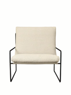 Desert 1-seater - Black - Pure Bouclé