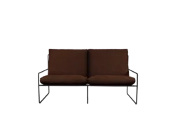 Desert 2-seater - Black - Pure Bouclé