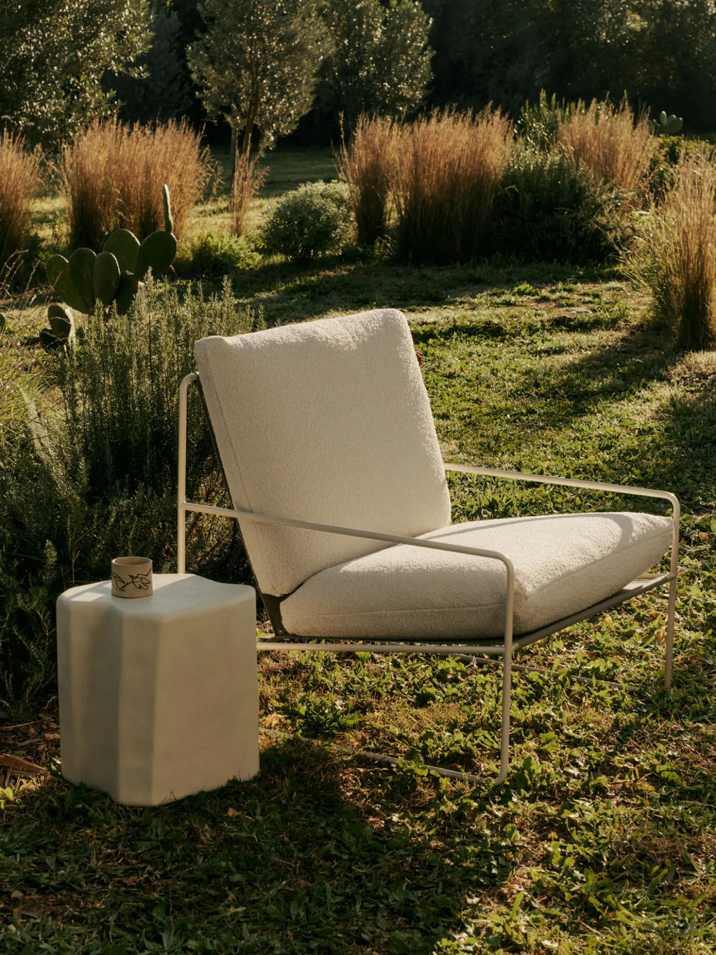 Desert 1-seater - Cashmere - Pure Bouclé