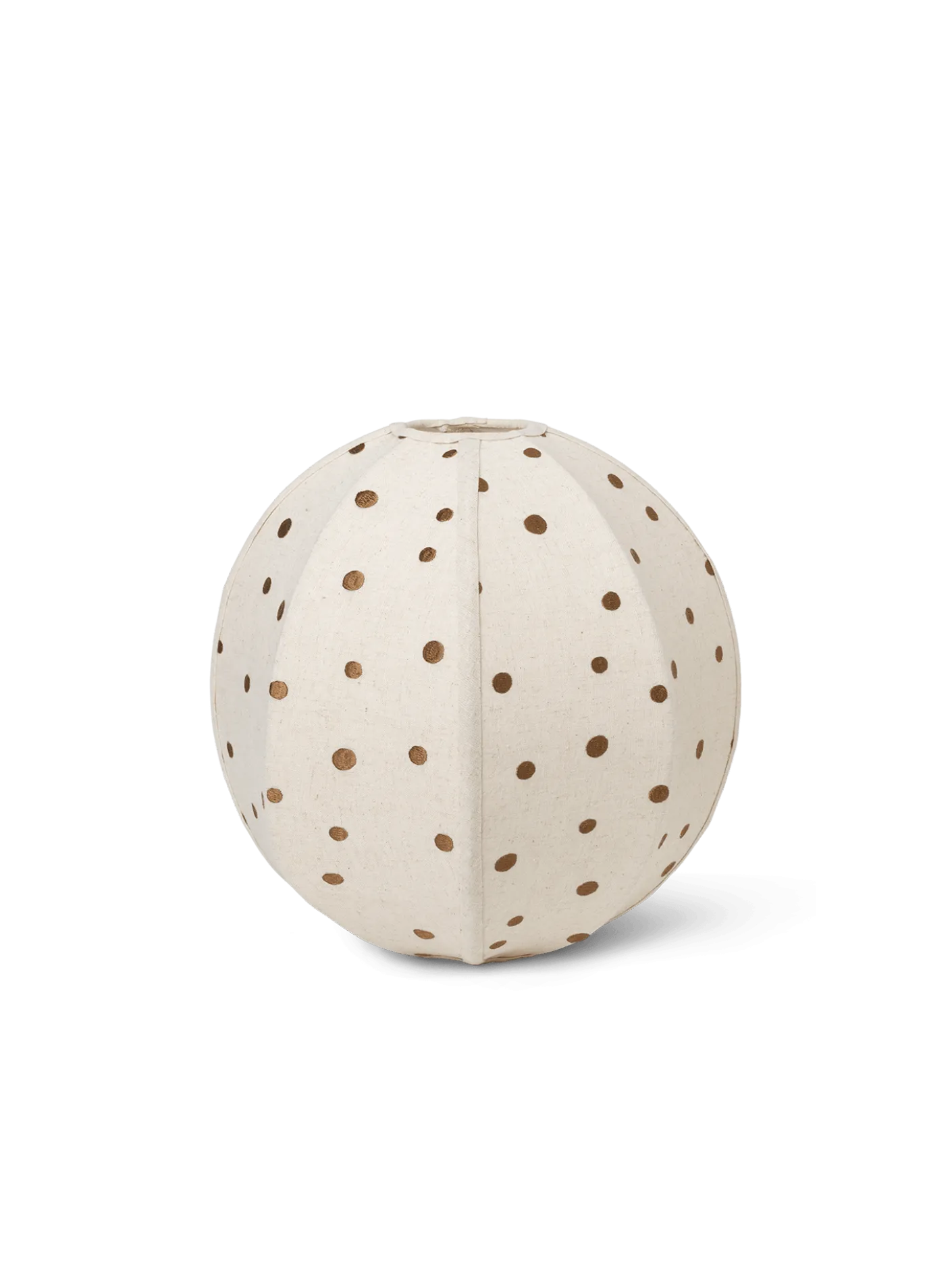 Dots Embroidered Textile Lampshade