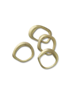 Flow Napkin Rings - Set of 4