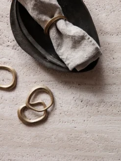 Flow Napkin Rings - Set of 4