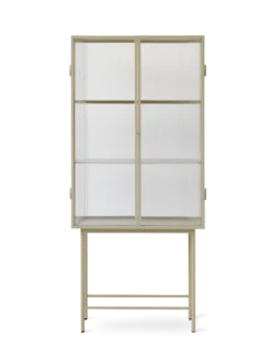 Haze Vitrine - Reeded Glass