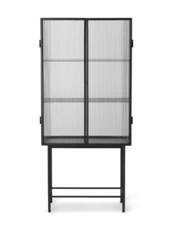 Haze Vitrine - Reeded Glass