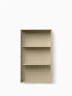 Haze Wall Cabinet - Reeded Glass