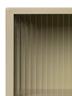 Haze Wall Cabinet - Reeded Glass