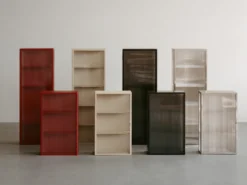 Haze Wall Cabinet - Reeded Glass