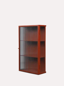 Haze Wall Cabinet - Reeded Glass