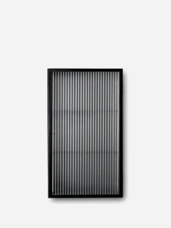 Haze Wall Cabinet - Reeded Glass