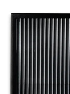 Haze Wall Cabinet - Reeded Glass