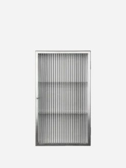 Haze Wall Cabinet - Reeded Glass