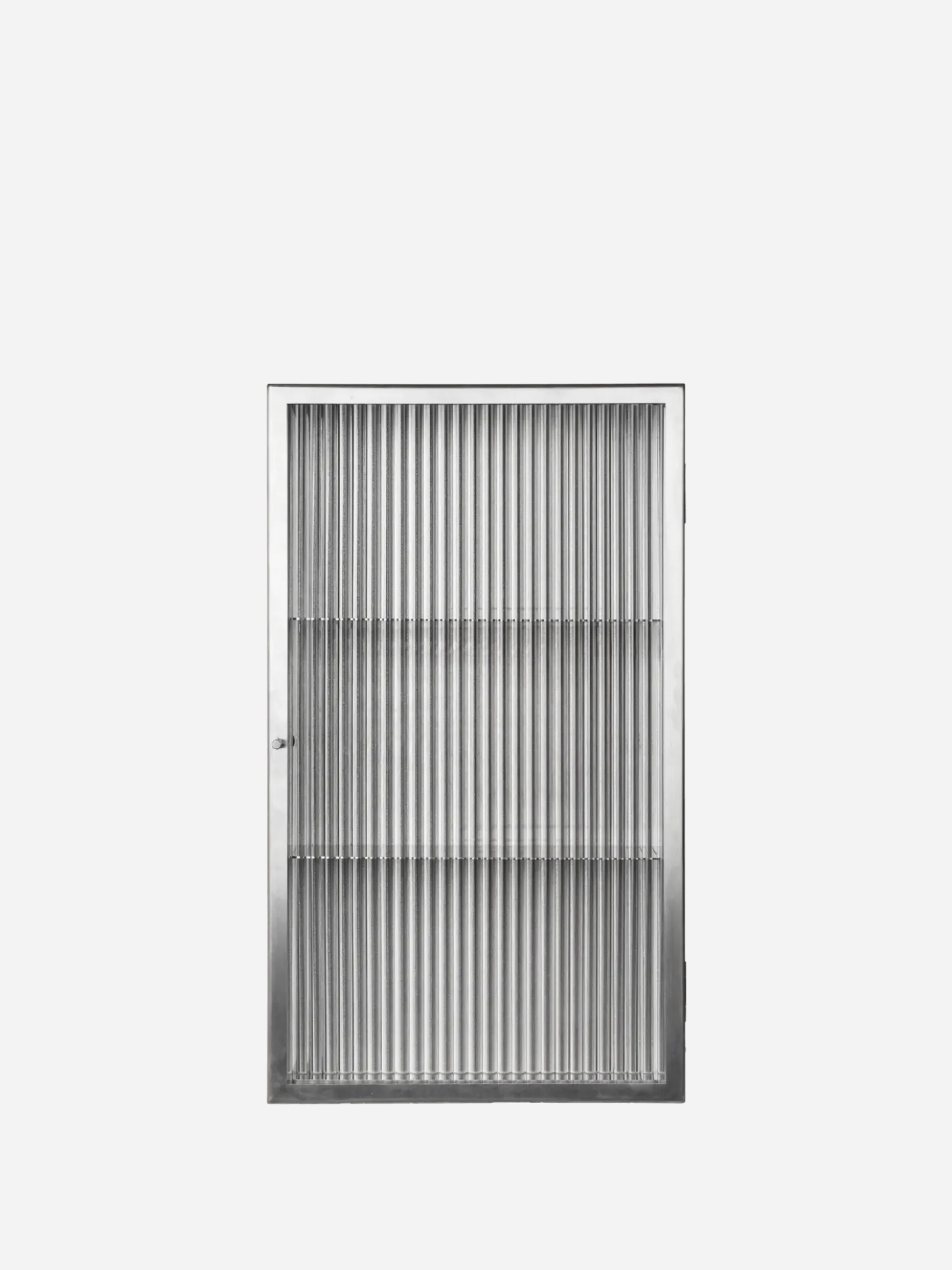 Haze Wall Cabinet - Reeded Glass