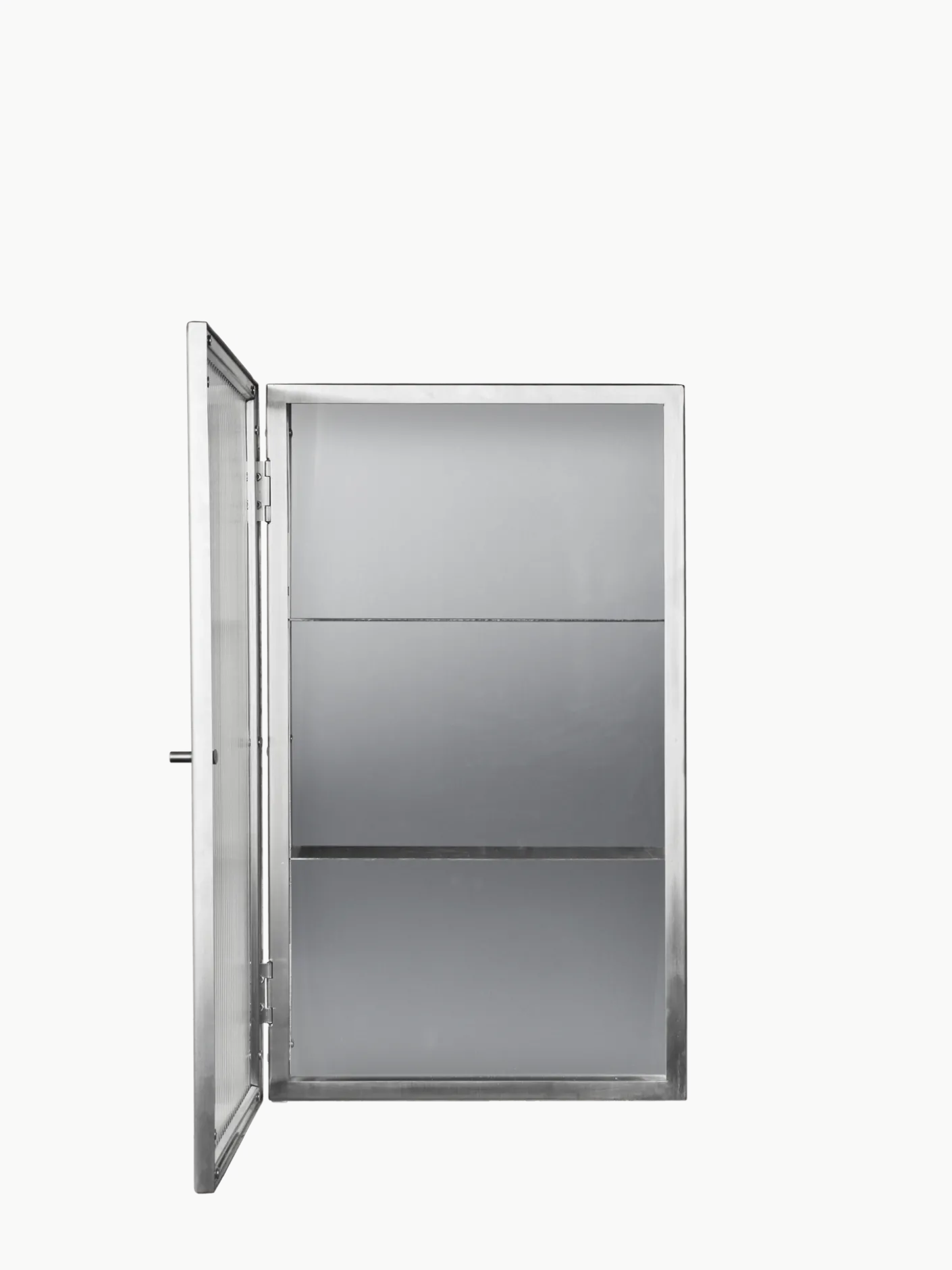 Haze Wall Cabinet - Reeded Glass
