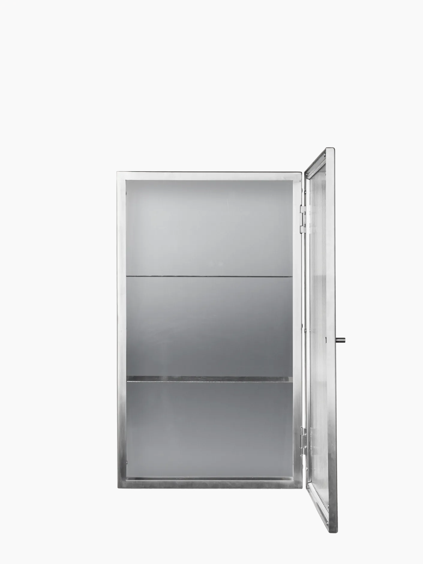 Haze Wall Cabinet - Reeded Glass