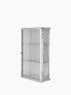 Haze Wall Cabinet - Reeded Glass