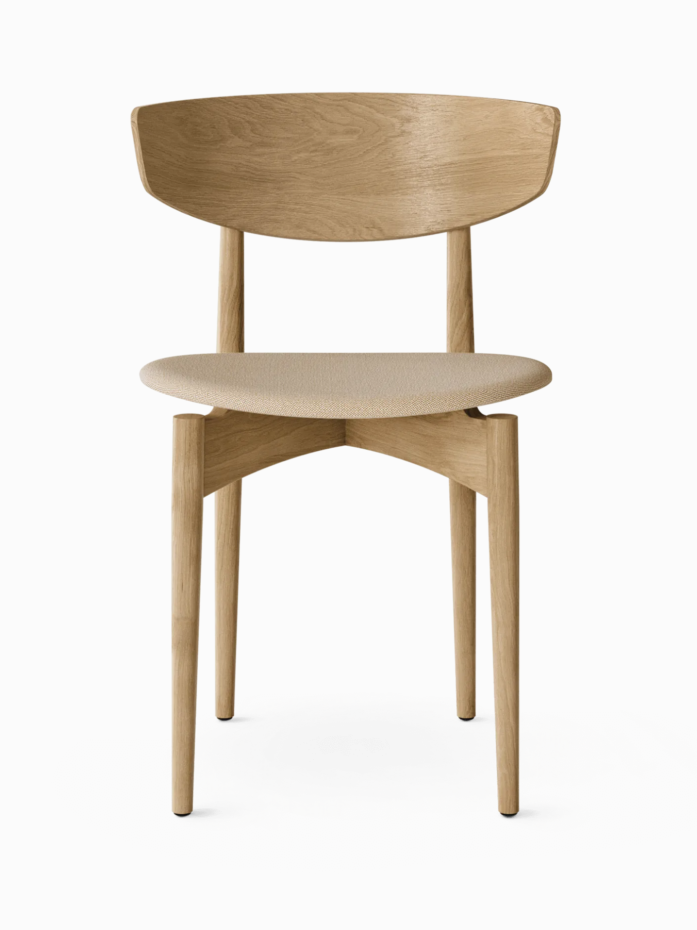 Herman Dining Chair - Upholstered Seat - Hallingdal