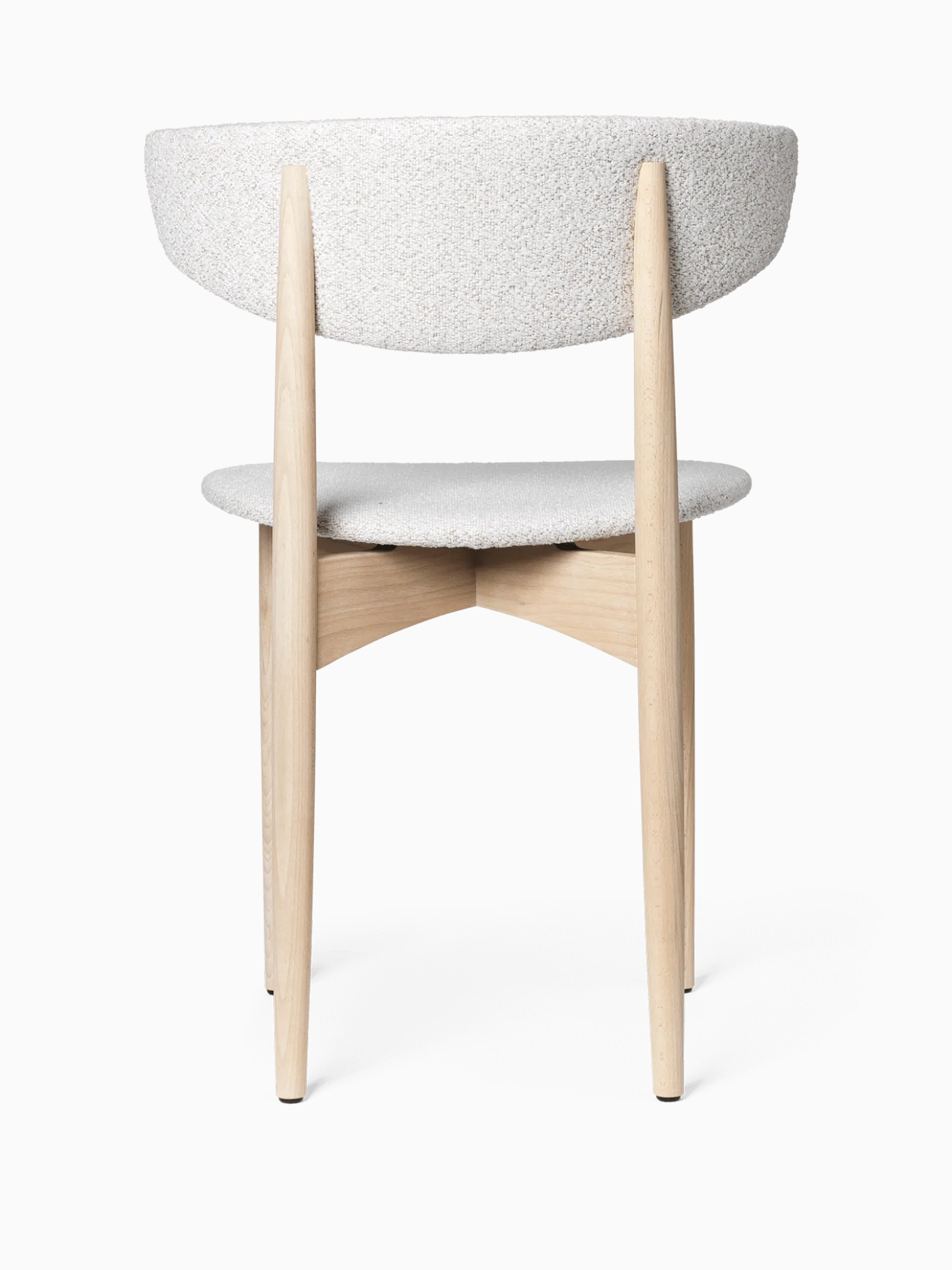 Herman Dining Chair - Upholstered - Soft Bouclé
