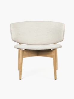 Herman Lounge Chair - Wood - Bouclé