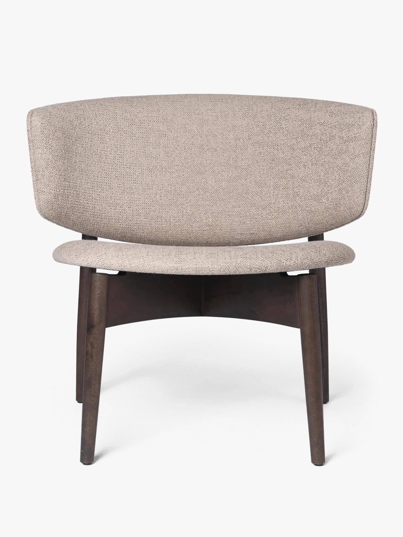 Herman Lounge Chair - Wood - Bouclé