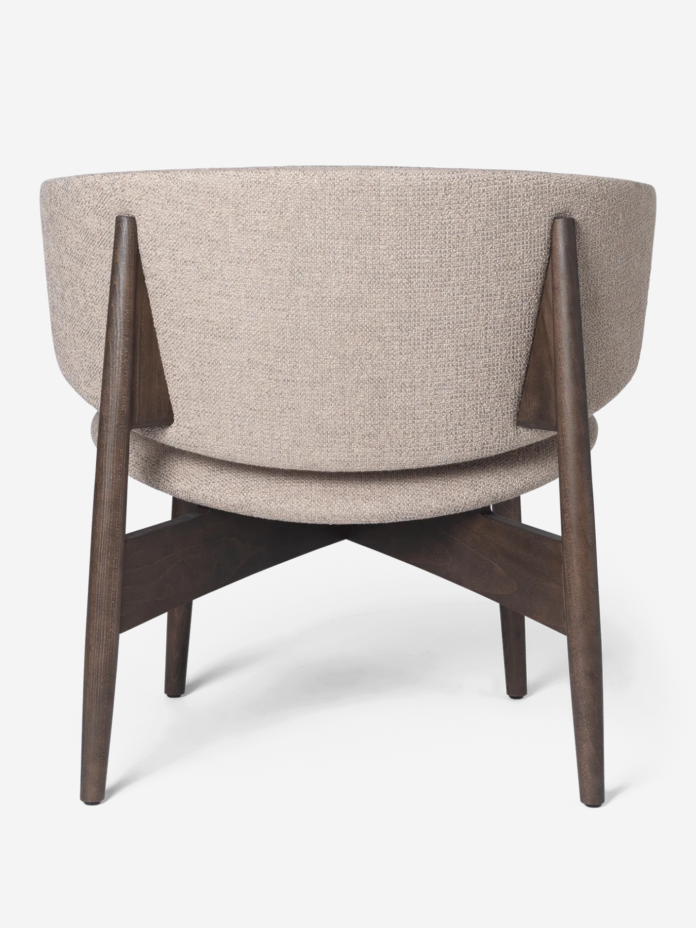 Herman Lounge Chair - Wood - Bouclé