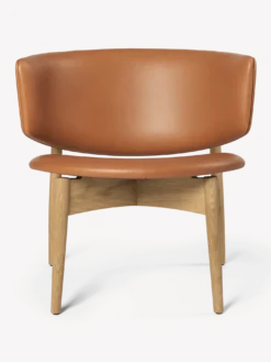 Herman Lounge Chair - Wood - Envy Leather