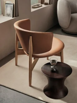 Herman Lounge Chair - Wood - Envy Leather