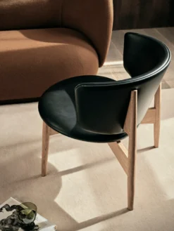 Herman Lounge Chair - Wood - Envy Leather