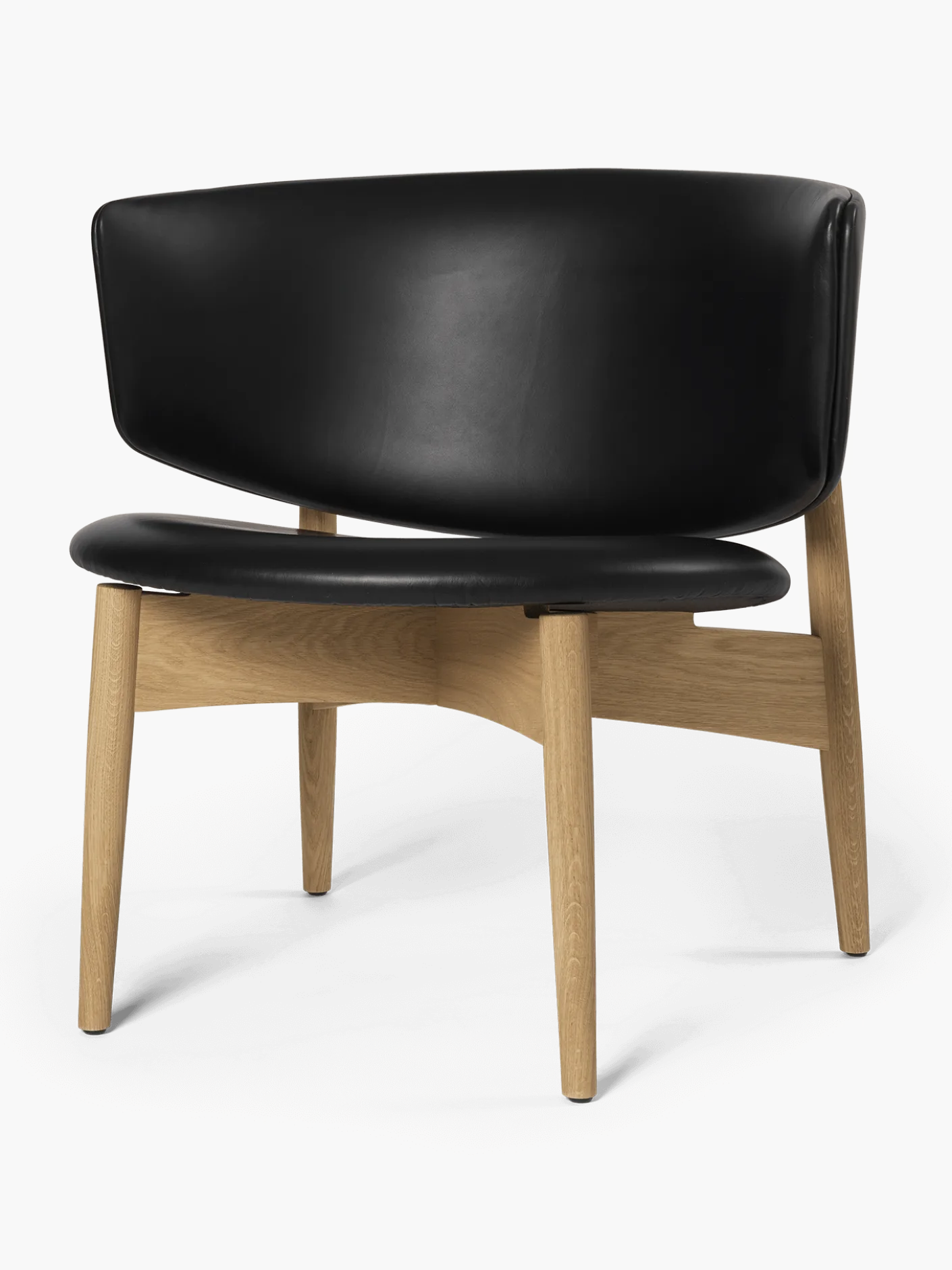 Herman Lounge Chair - Wood - Envy Leather