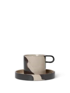 Inlay Cup with Saucer