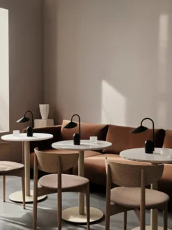 Mineral Café Table - Bianco Curia