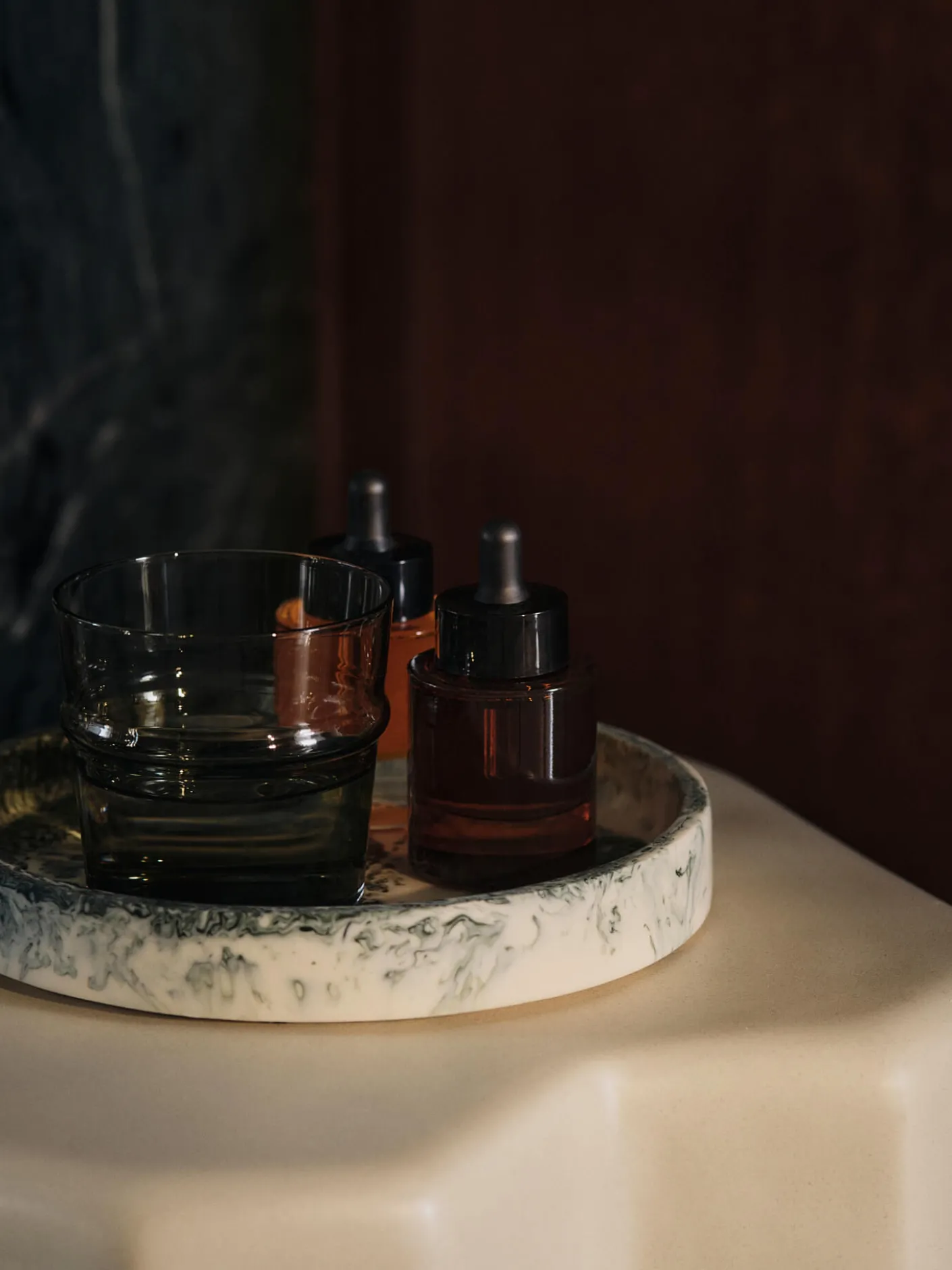 Mist Round Tray