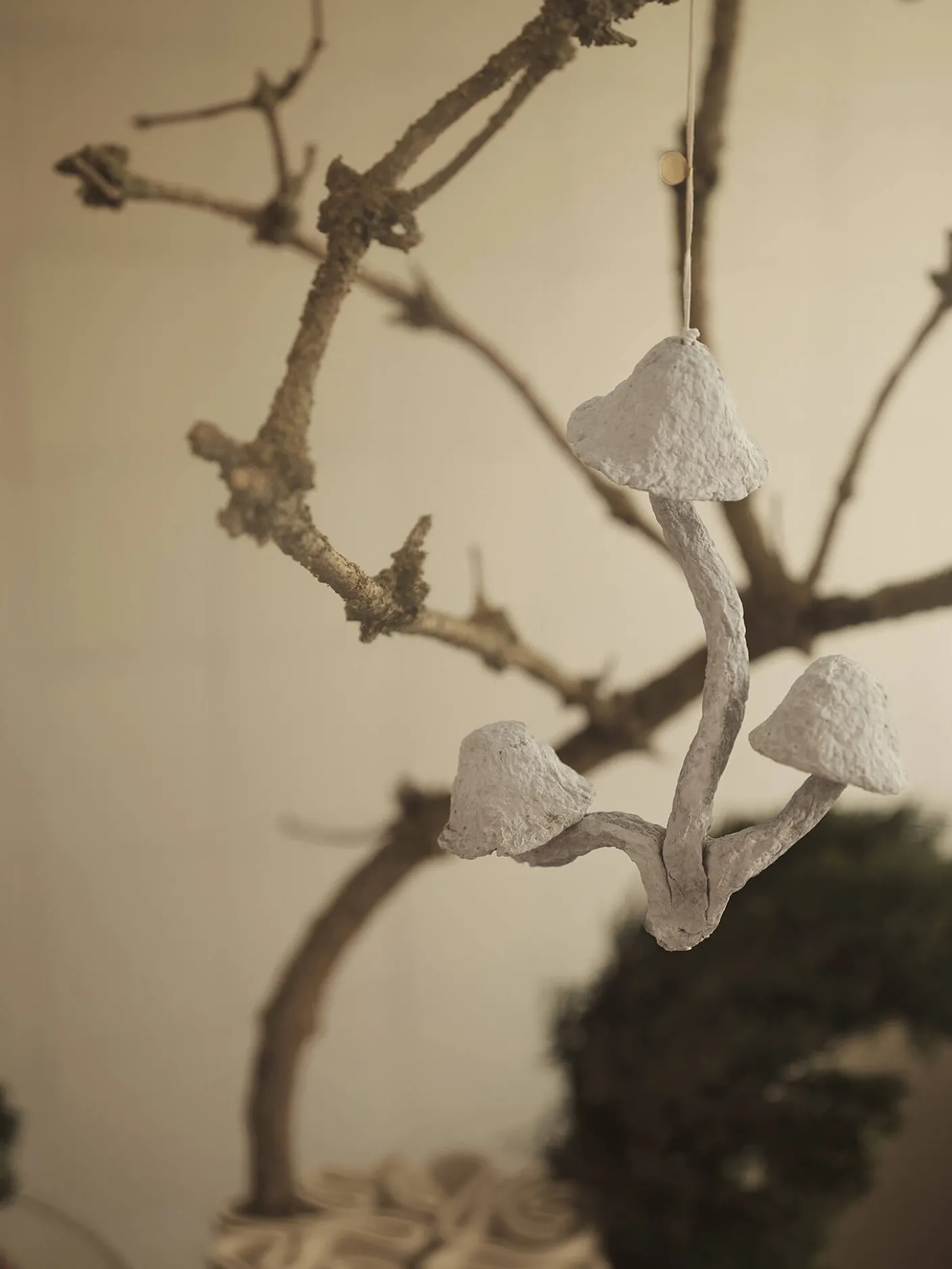 Mushroom Ornament - 3 Caps