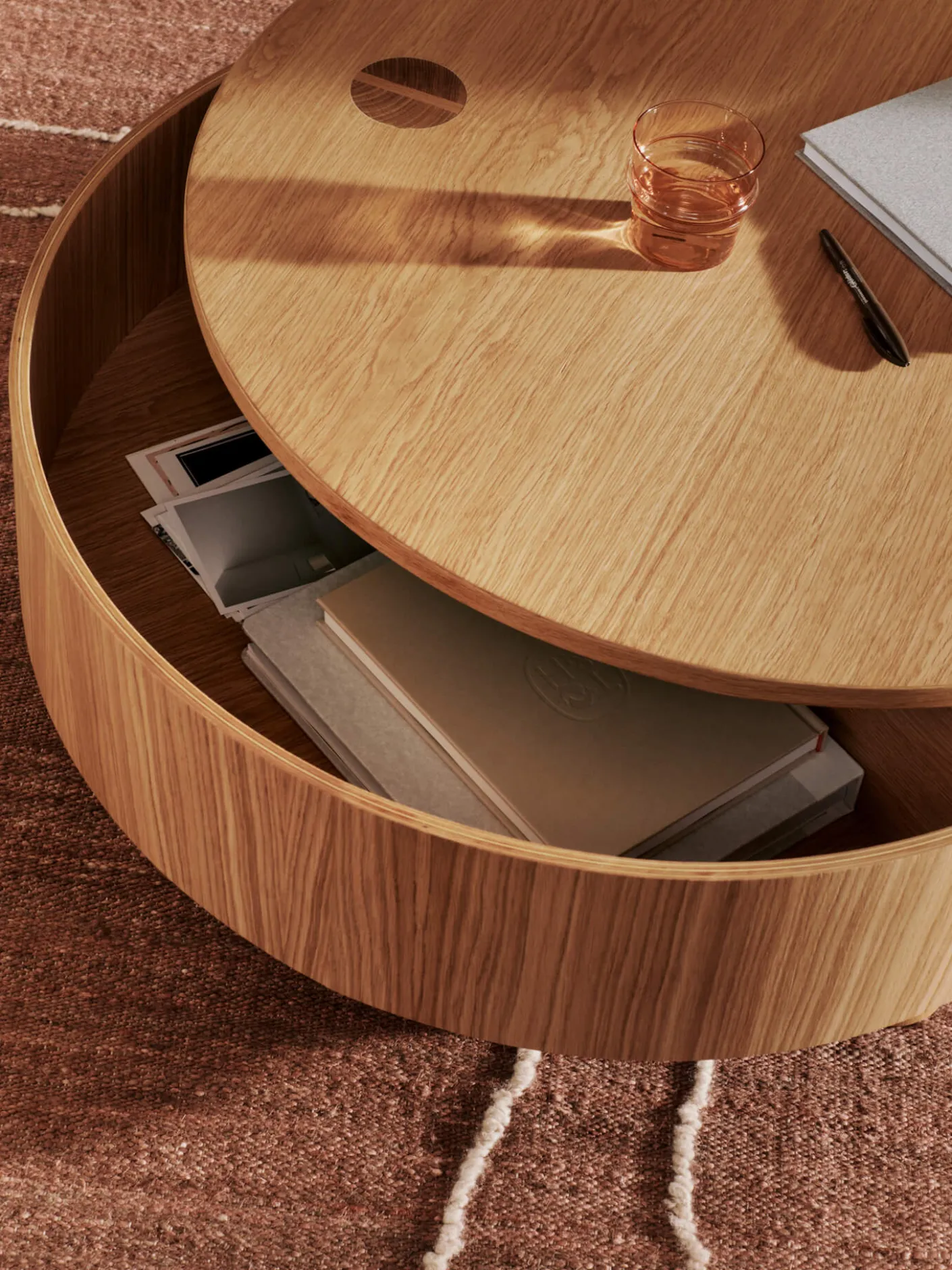 Olles Storage Table - Ø80