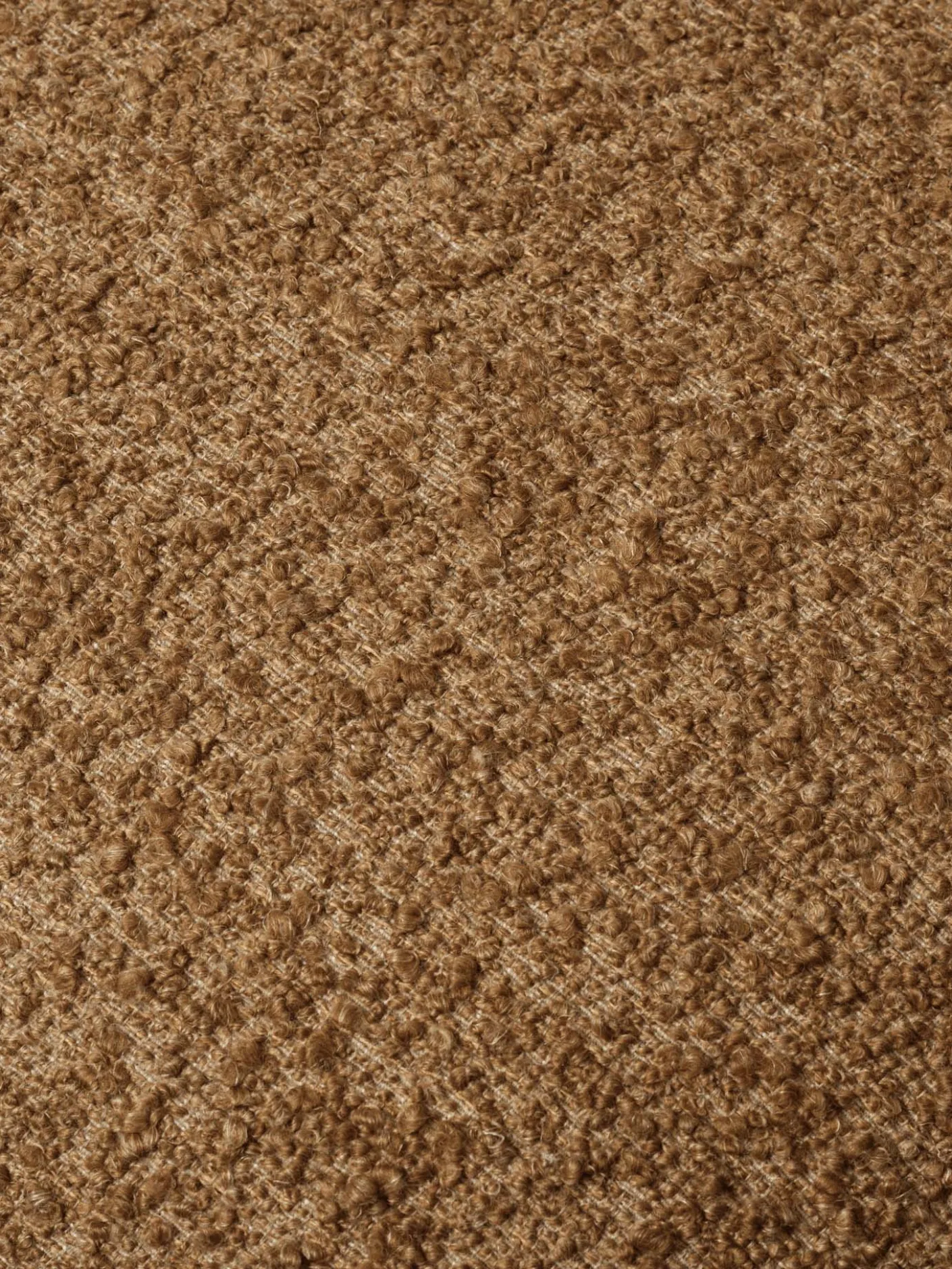 Orbo Lounge Chair - Raw Bouclé