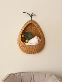 Pear Braided Wall Pocket