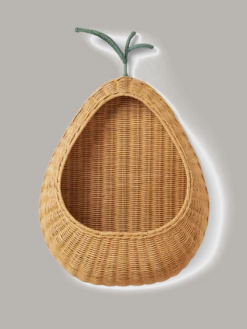 Pear Braided Wall Pocket