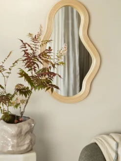 Pond Rattan Mirror - Medium