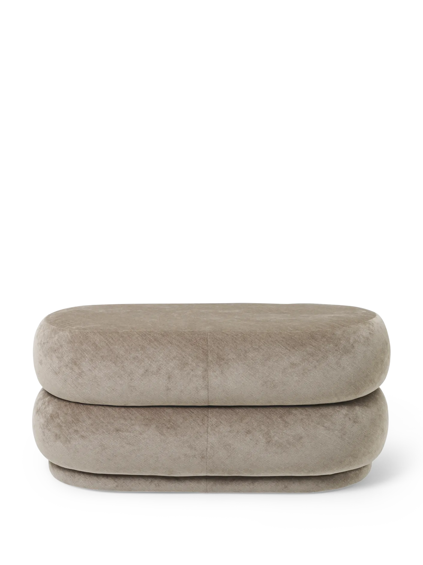 Pouf Oval - Faded Velvet